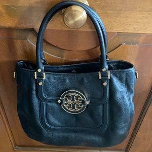 Tory Burch Amanda Satchel - Black